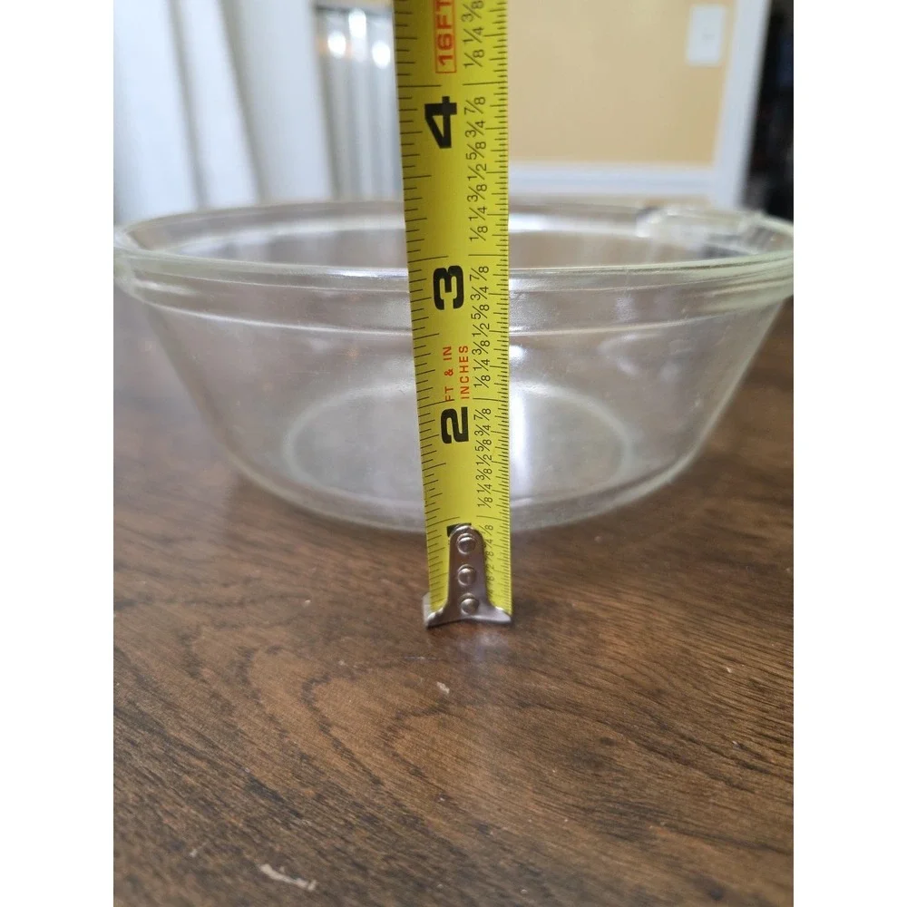 Vintage‎ Clear Glass Pyrex 023 Casserole with 623C Lid Made in USA No Lid
